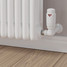 M-TRV-073-CR-WW-PIP-LS00 - Ramone Modern Corner TRV All White Thermostatic Radiator Valves With Sleeves M-TRV-073-CR-WW-PIP-LS00 - Ramone Modern Corner TRV All White Thermostatic Radiator Valves With Sleeves